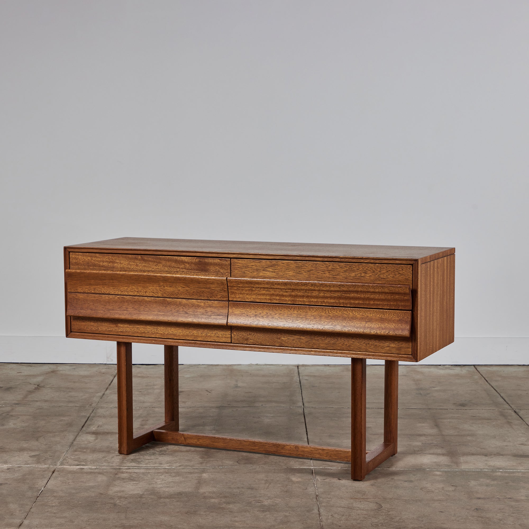 Paul Laszlo Mahogany Console for Brown Saltman