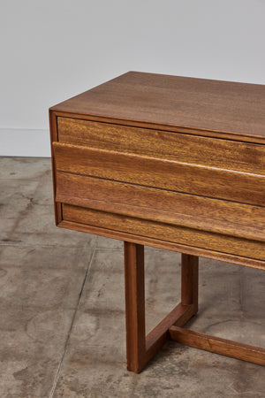 Paul Laszlo Mahogany Console for Brown Saltman