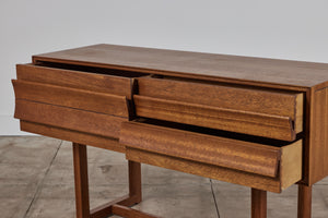 Paul Laszlo Mahogany Console for Brown Saltman