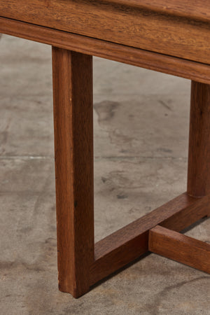 Paul Laszlo Mahogany Console for Brown Saltman