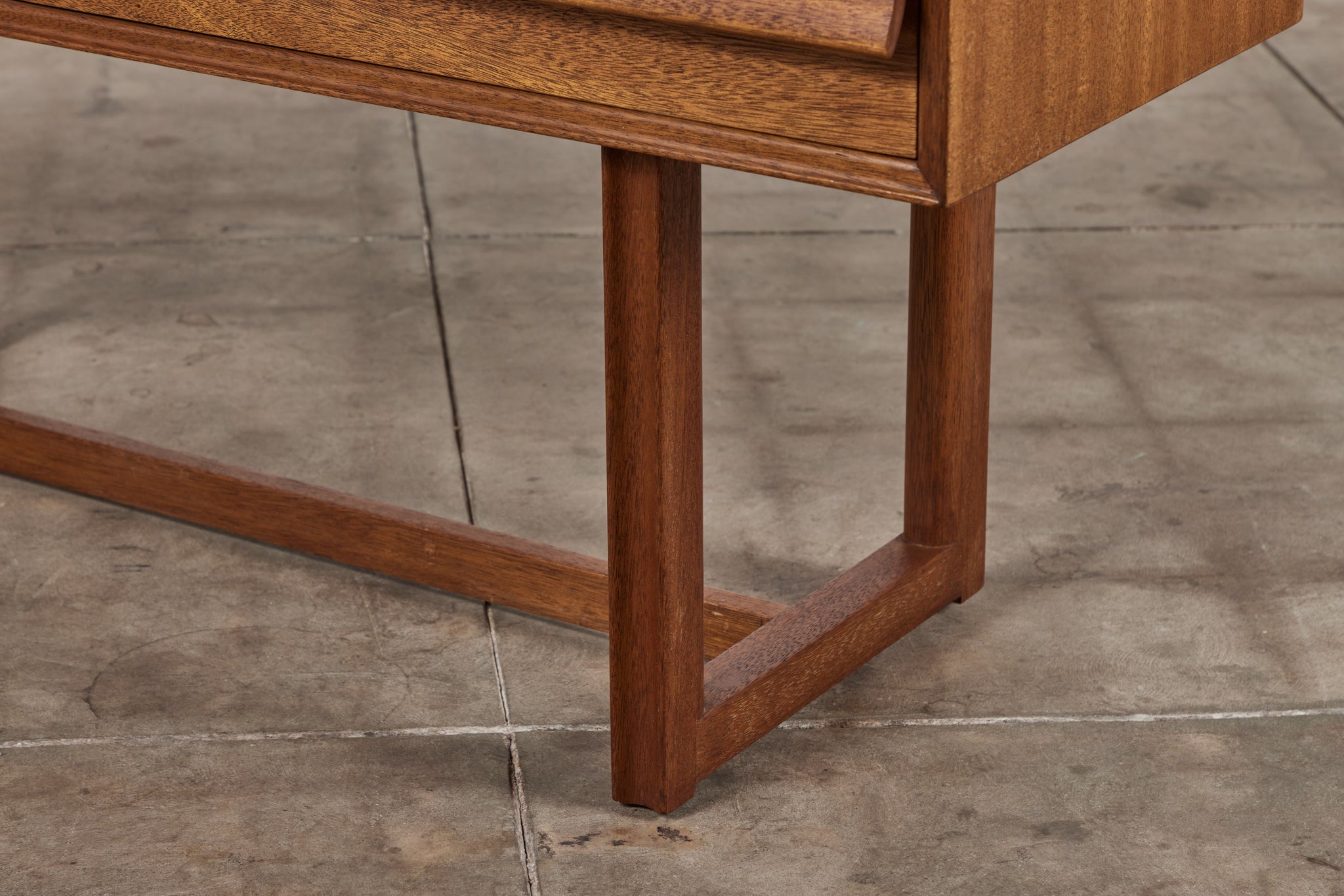 Paul Laszlo Mahogany Console for Brown Saltman