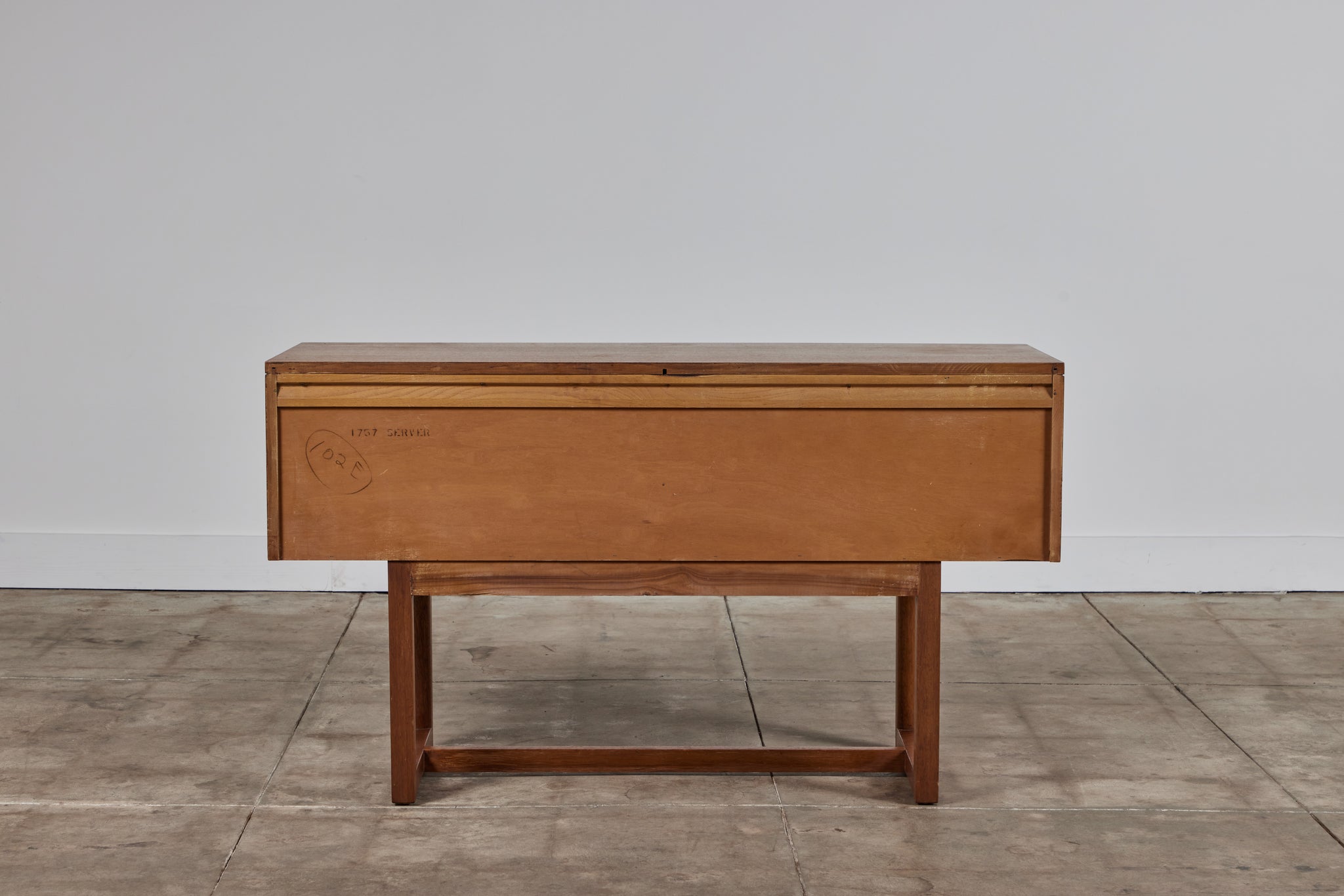 Paul Laszlo Mahogany Console for Brown Saltman