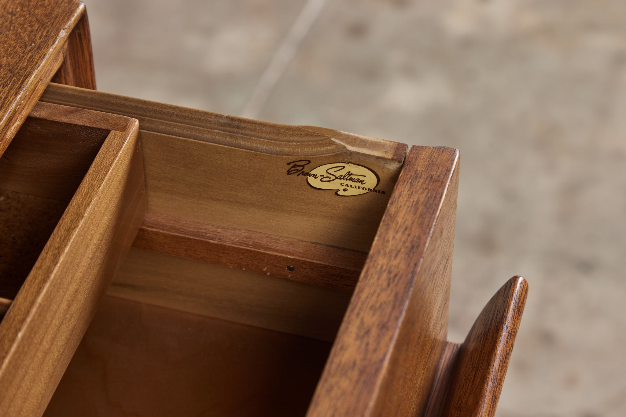 Paul Laszlo Mahogany Console for Brown Saltman