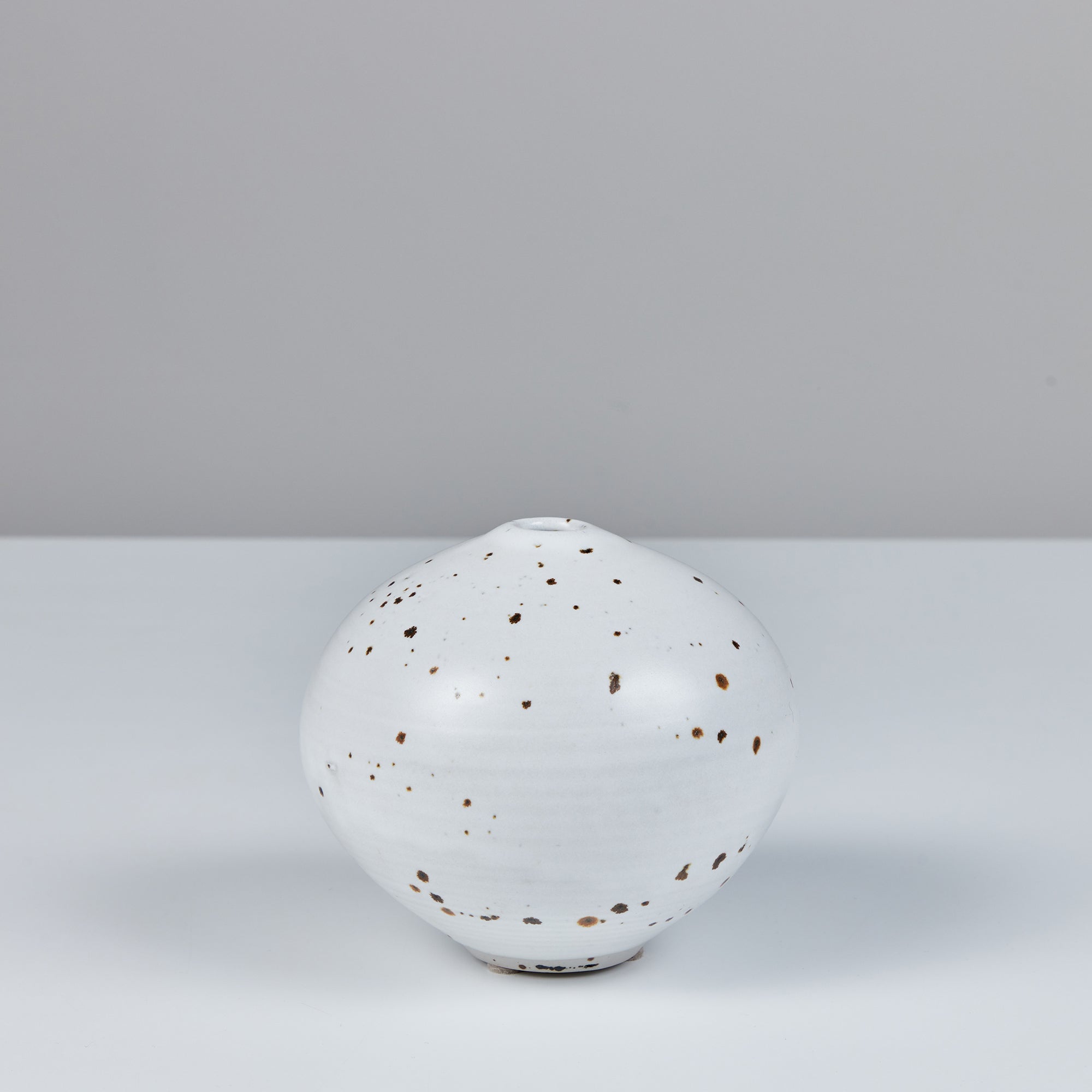 Otto Heino Speckle Glazed Ceramic Bud Vase