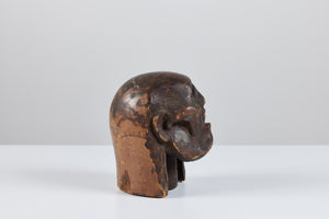 Wooden Head Sculpture