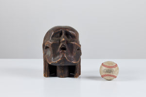 Wooden Head Sculpture