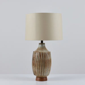 David Cressey Textured Stoneware Lamp for Architectural Pottery