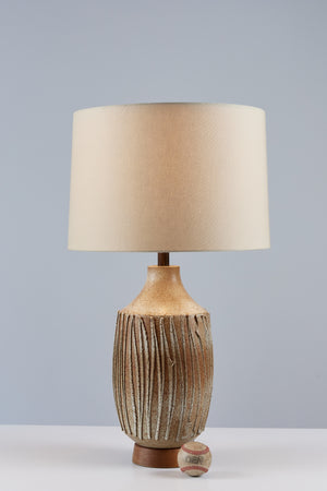 David Cressey Textured Stoneware Lamp for Architectural Pottery