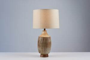 David Cressey Textured Stoneware Lamp for Architectural Pottery