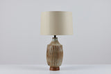 David Cressey Textured Stoneware Lamp for Architectural Pottery