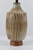 David Cressey Textured Stoneware Lamp for Architectural Pottery