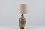 David Cressey Textured Stoneware Lamp for Architectural Pottery