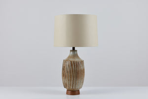 David Cressey Textured Stoneware Lamp for Architectural Pottery