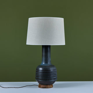 David Cressey Textured Stoneware Lamp for Architectural Pottery
