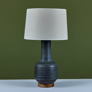 David Cressey Textured Stoneware Lamp for Architectural Pottery
