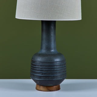 David Cressey Textured Stoneware Lamp for Architectural Pottery