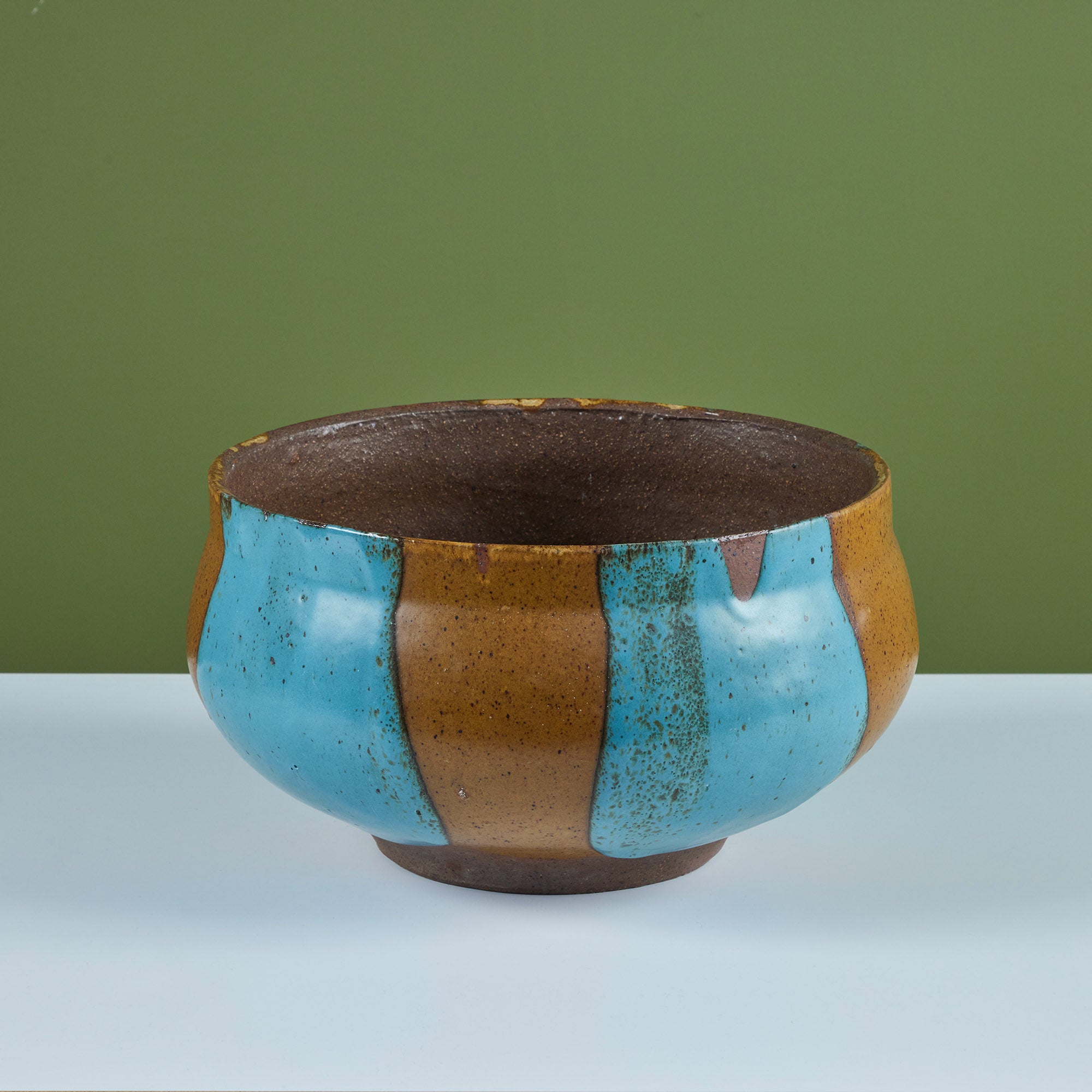 David Cressey Flame Glaze Planter for Architectural Pottery