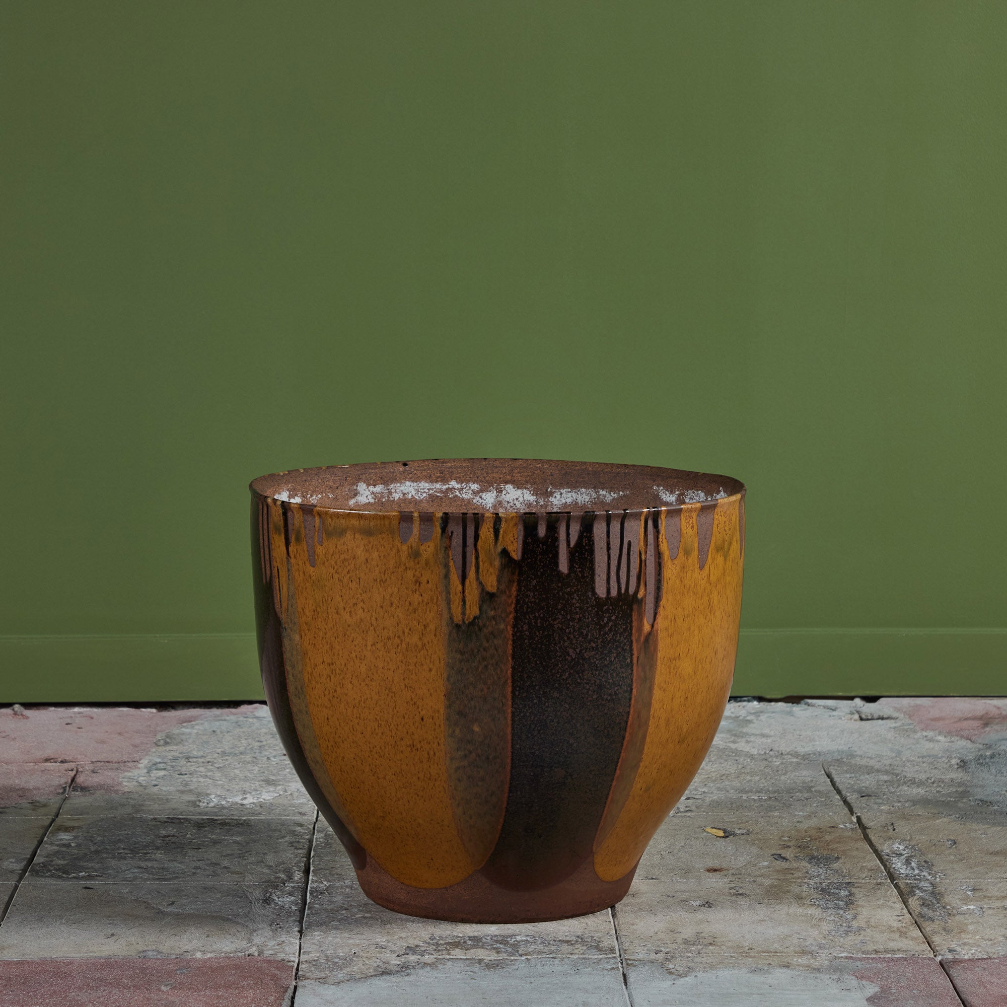 David Cressey Flame-Glaze Planter for Architectural Pottery
