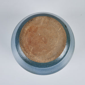 David Cressey and Robert Maxwell Hand Thrown Blue Speckle Glazed Planter for Earthgender
