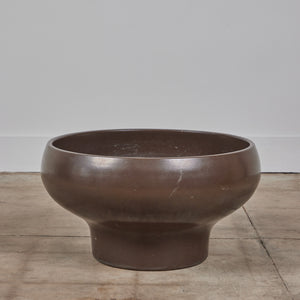 David Cressey Pro/Artisan Mocha Glazed Bowl Planter for Architectural Pottery