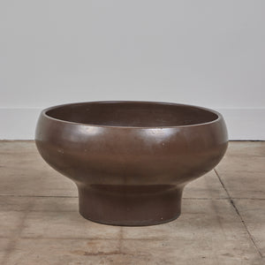 David Cressey Pro/Artisan Mocha Glazed Bowl Planter for Architectural Pottery