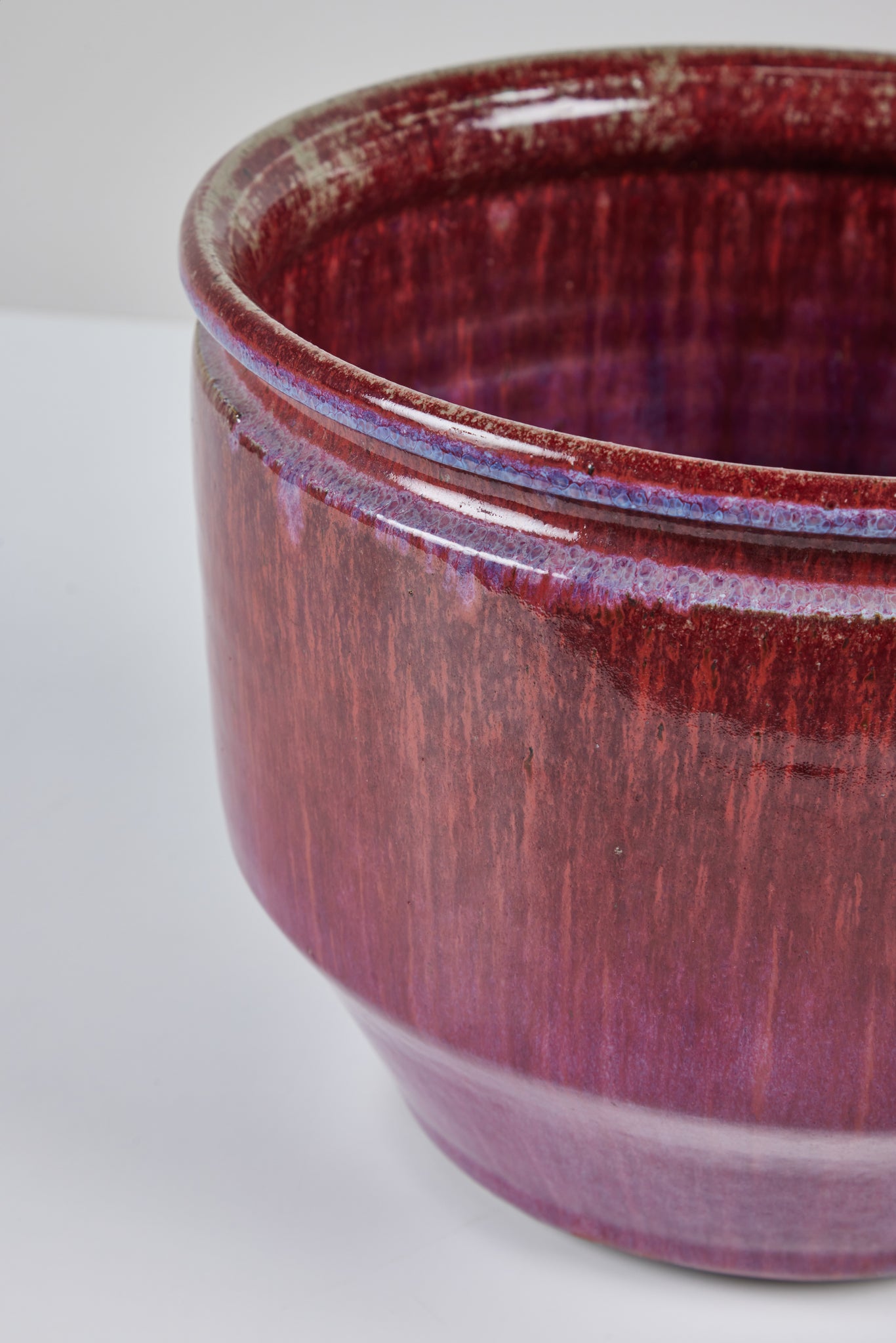 ON HOLD ** David Cressey and Robert Maxwell Ombre Glazed Table Top Planter for Earthgender