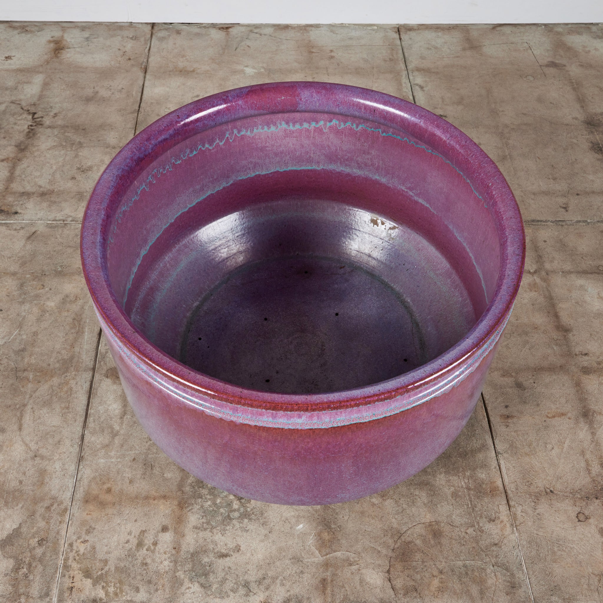 David Cressey and Robert Maxwell Large Ombre Glazed Planter for Earthgender