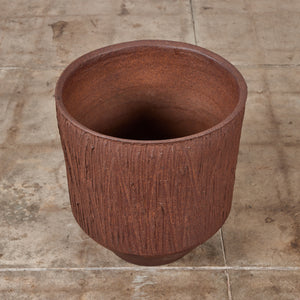 David Cressey Stoneware Pro/Artisan "Scratch" Bullet Planter for Architectural Pottery
