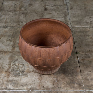 David Cressey Ribbed Stoneware Pro/Artisan Planter for Architectural Pottery