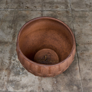 David Cressey Ribbed Stoneware Pro/Artisan Planter for Architectural Pottery