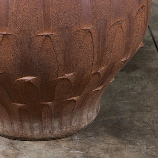 David Cressey Ribbed Stoneware Pro/Artisan Planter for Architectural Pottery