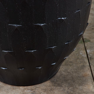 David Cressey Stone Black "Leaf" Planter for Architectural Pottery