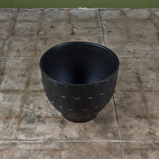 David Cressey Stone Black "Leaf" Planter for Architectural Pottery