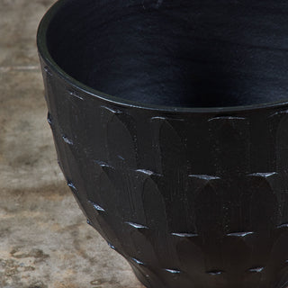 David Cressey Stone Black "Leaf" Planter for Architectural Pottery