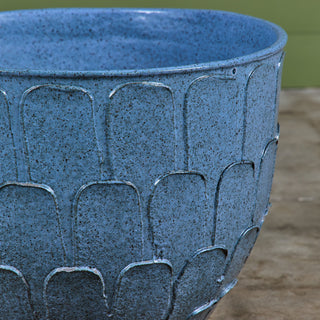 David Cressey Stone Blue "Leaf" Planter for Architectural Pottery
