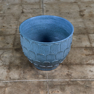 David Cressey Stone Blue "Leaf" Planter for Architectural Pottery