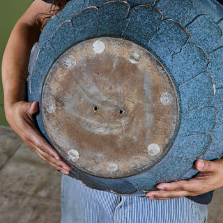 David Cressey Stone Blue "Leaf" Planter for Architectural Pottery