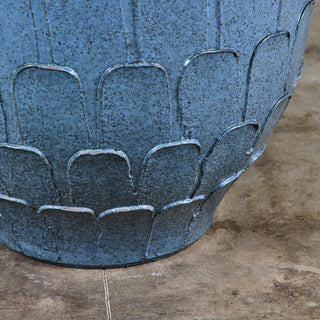 David Cressey Stone Blue "Leaf" Planter for Architectural Pottery