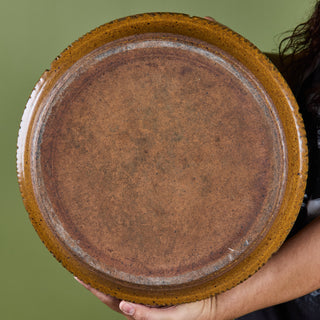 David Cressey & Robert Maxwell “Sunburst” Ochre Planter for Earthgender