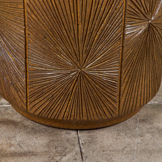 David Cressey & Robert Maxwell “Sunburst” Ochre Planter for Earthgender