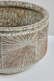 David Cressey & Robert Maxwell Speckle Glazed “Sunburst” Bowl Planter for Earthgender