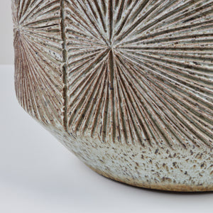 David Cressey & Robert Maxwell Speckle Glazed “Sunburst” Bowl Planter for Earthgender