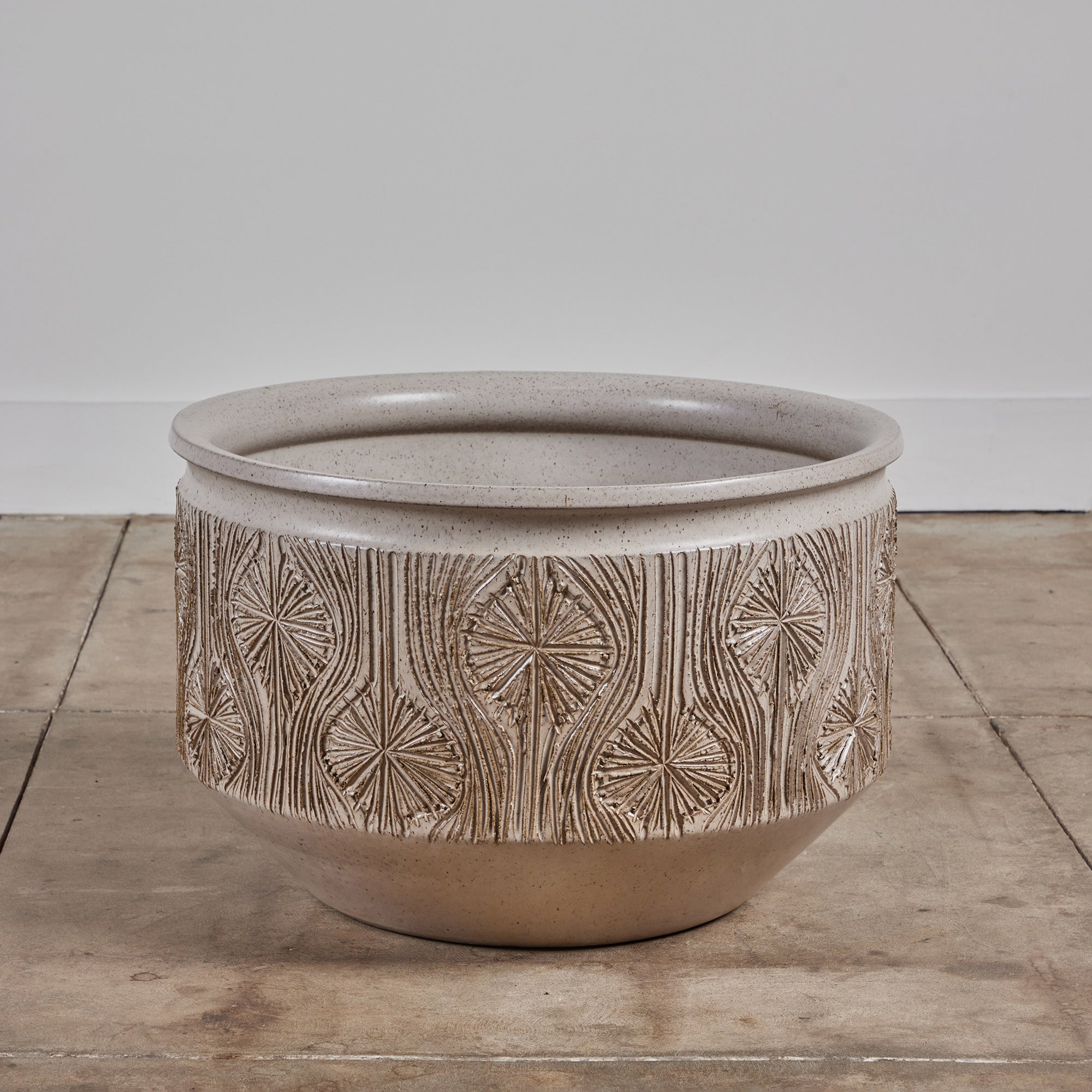David Cressey & Robert Maxwell “Teardrop Sunburst” Bowl Planter  for Earthgender