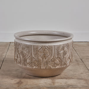 David Cressey & Robert Maxwell “Teardrop Sunburst” Bowl Planter  for Earthgender