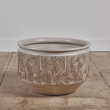 David Cressey & Robert Maxwell “Teardrop Sunburst” Bowl Planter  for Earthgender