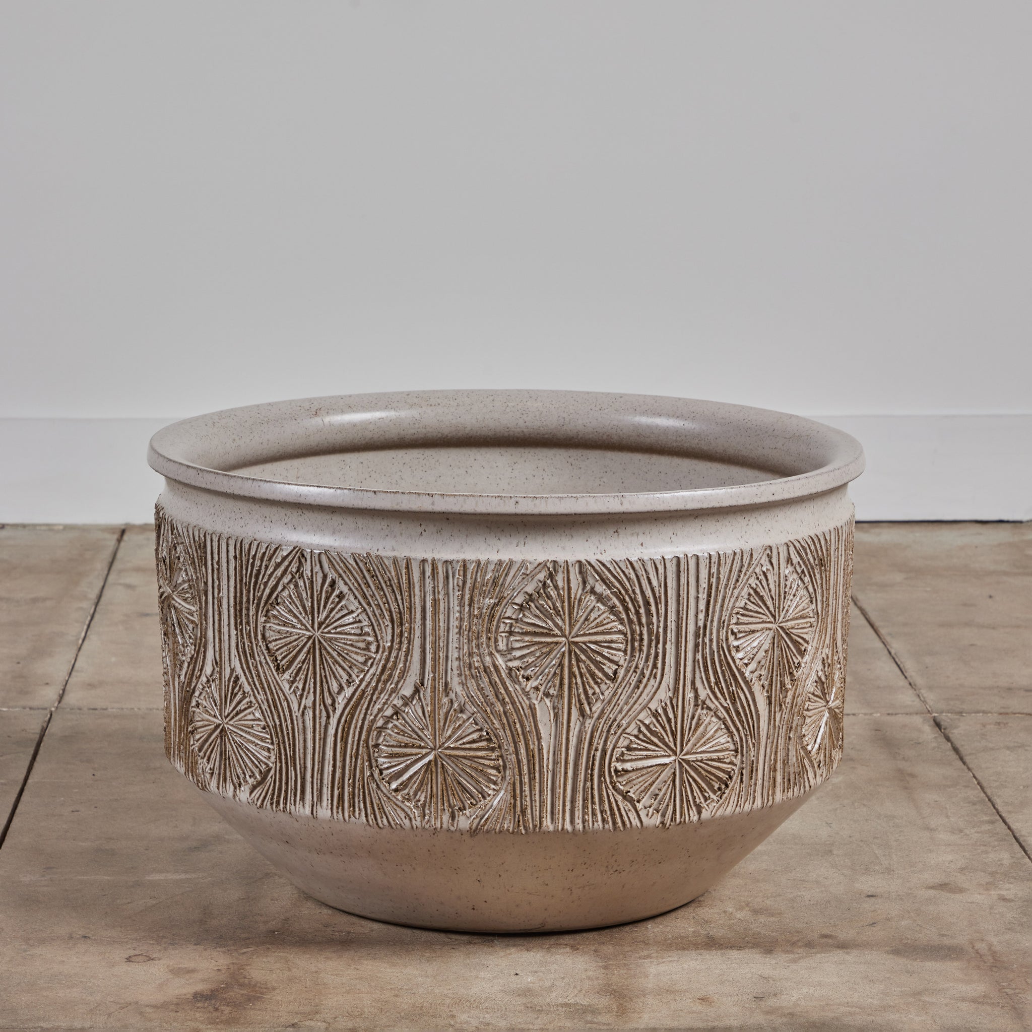 David Cressey & Robert Maxwell “Teardrop Sunburst” Bowl Planter  for Earthgender