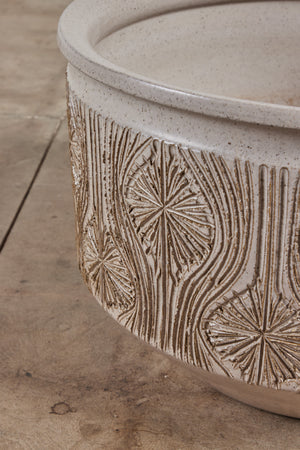 David Cressey & Robert Maxwell “Teardrop Sunburst” Bowl Planter  for Earthgender