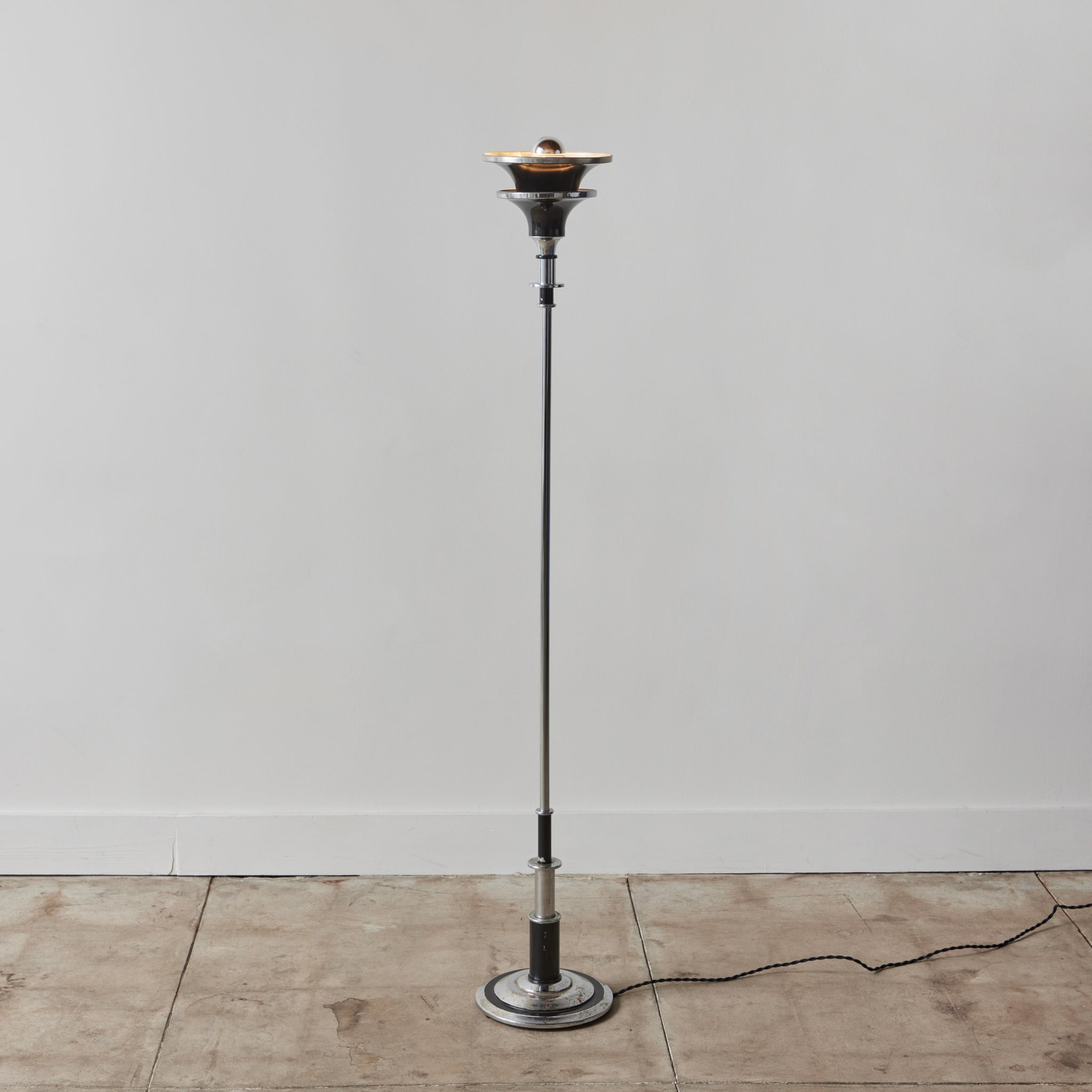 Art Deco Torchiere Floor Lamp