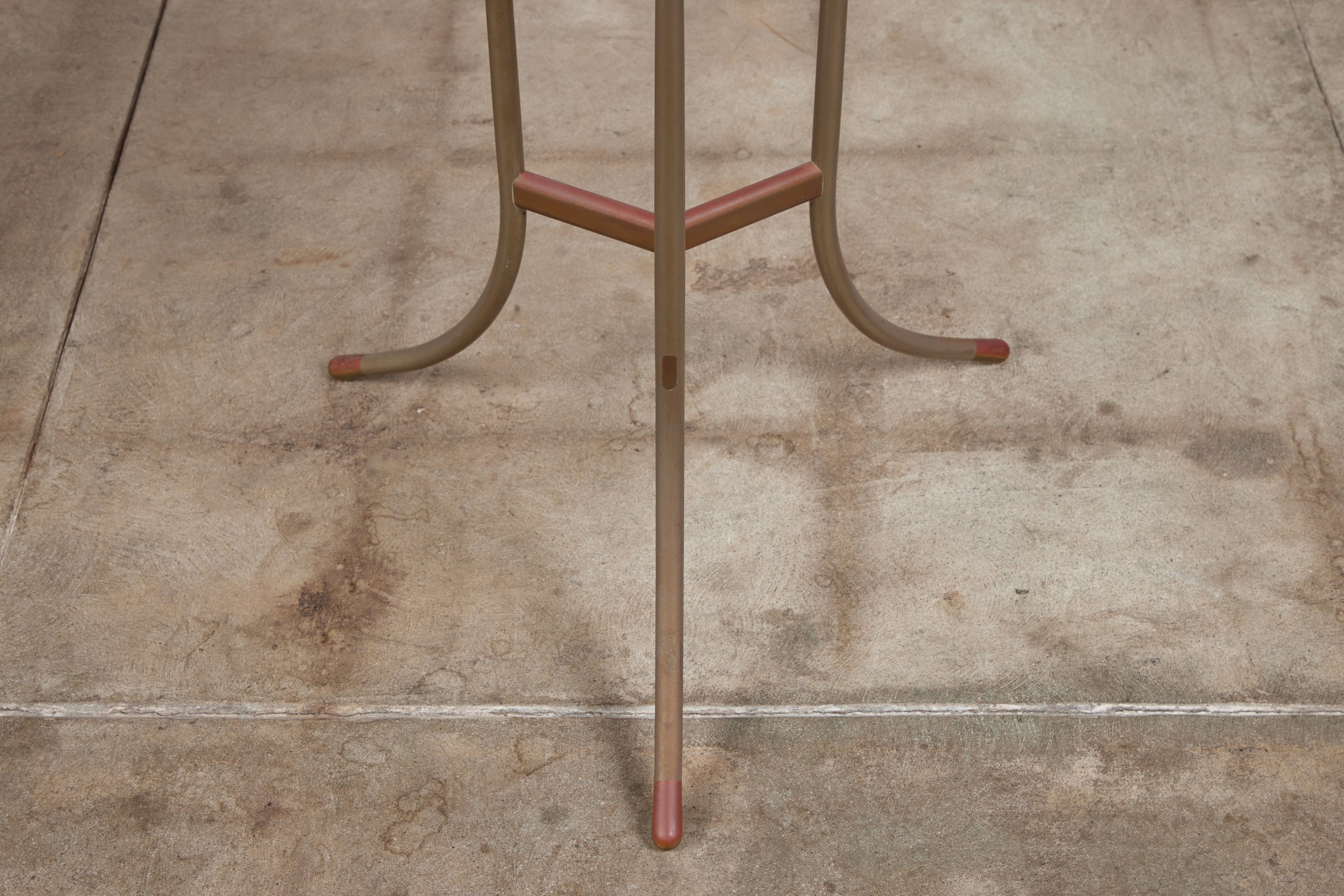 ON HOLD ** Cedric Hartman Side Table with Black Granite Top