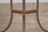 ON HOLD ** Cedric Hartman Side Table with Black Granite Top